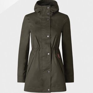 Hunter Boots Women’s original cotton smock in dark olive